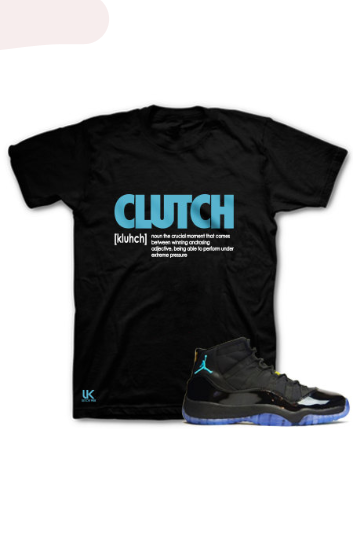 Air Jordan 11 Gamma's Black Untuckt Gamma 11 Clutch T-shirt Blue