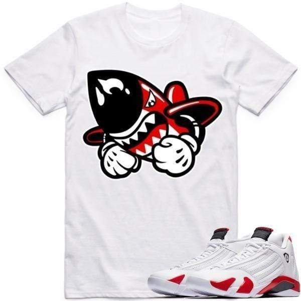 Jordan 14 Candy Cane 2019 Sneaker Tees Shirt - BRED BRUISER