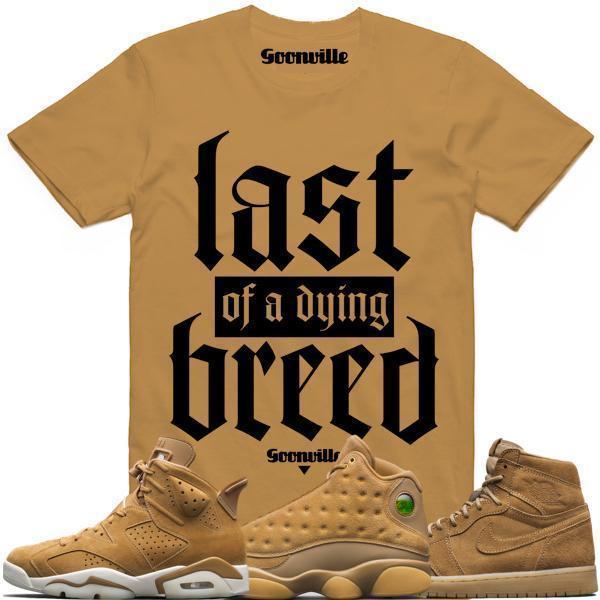 DYING BREED Wheat Sneaker Tees Shirt - Jordan Golden Harvest