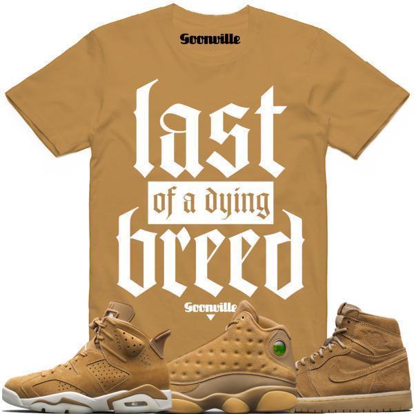 DYING BREED Wheat Sneaker Tees Shirts - Jordan Golden Harvest