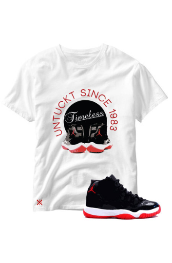 Air Jordan 11 Low Infrared 23 Classic Untuckt T-shirt