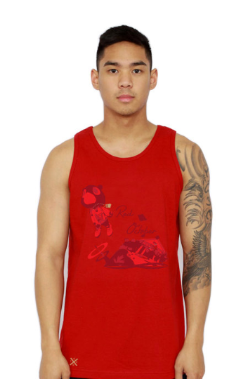 Air Yeezy 2 Red October's Untuckt Red October Tank Top (Red tank)