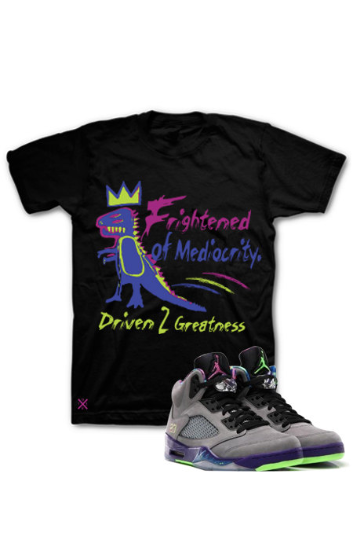 Air Jordan 5 Fresh Prince Bel Air Untuckt Frightened Tee Shirt