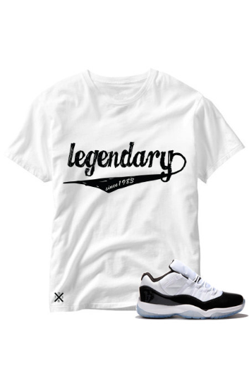 Jordan 11 Concord Low Shirt - Men's Legendary