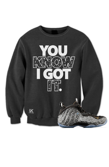 Untuckt – Black “You know I got it” Crew Neck Matches Air Jordan 5 Oreo