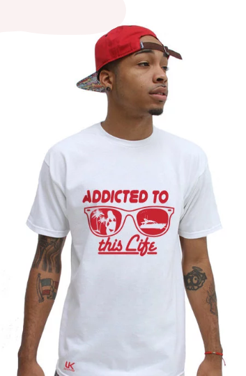 Air Jordan 6's White Untuckt – Addicted to this Life t shirt