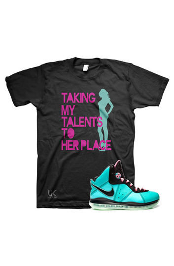 Untuckt – Lebron 9 Taking My Talents Tee Matches Lerbon 9 shoes