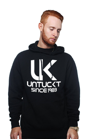 Untuckt – Classic Black Hoody Matches Air Jordan 11 Concords