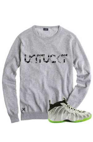 Foamposite Silver Camo's Gray Untuckt – Camo Crew