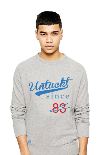 Untuckt – 83 Crew Neck Matches Air Jordan 3 Powder Blue