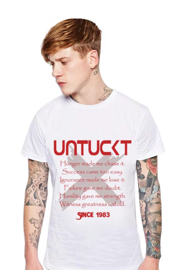 Air Jordan 6 Infrared's White Untuckt – Evolution T-shirt