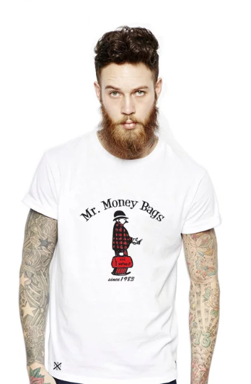 Air Jordan 3 Infrared's White Untuckt – Mr. Money Bags T-shirt