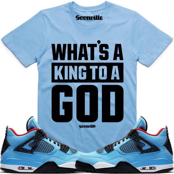 KING GOD Carolina Sneaker Tees Shirt - Jordan 4 Cactus Jack