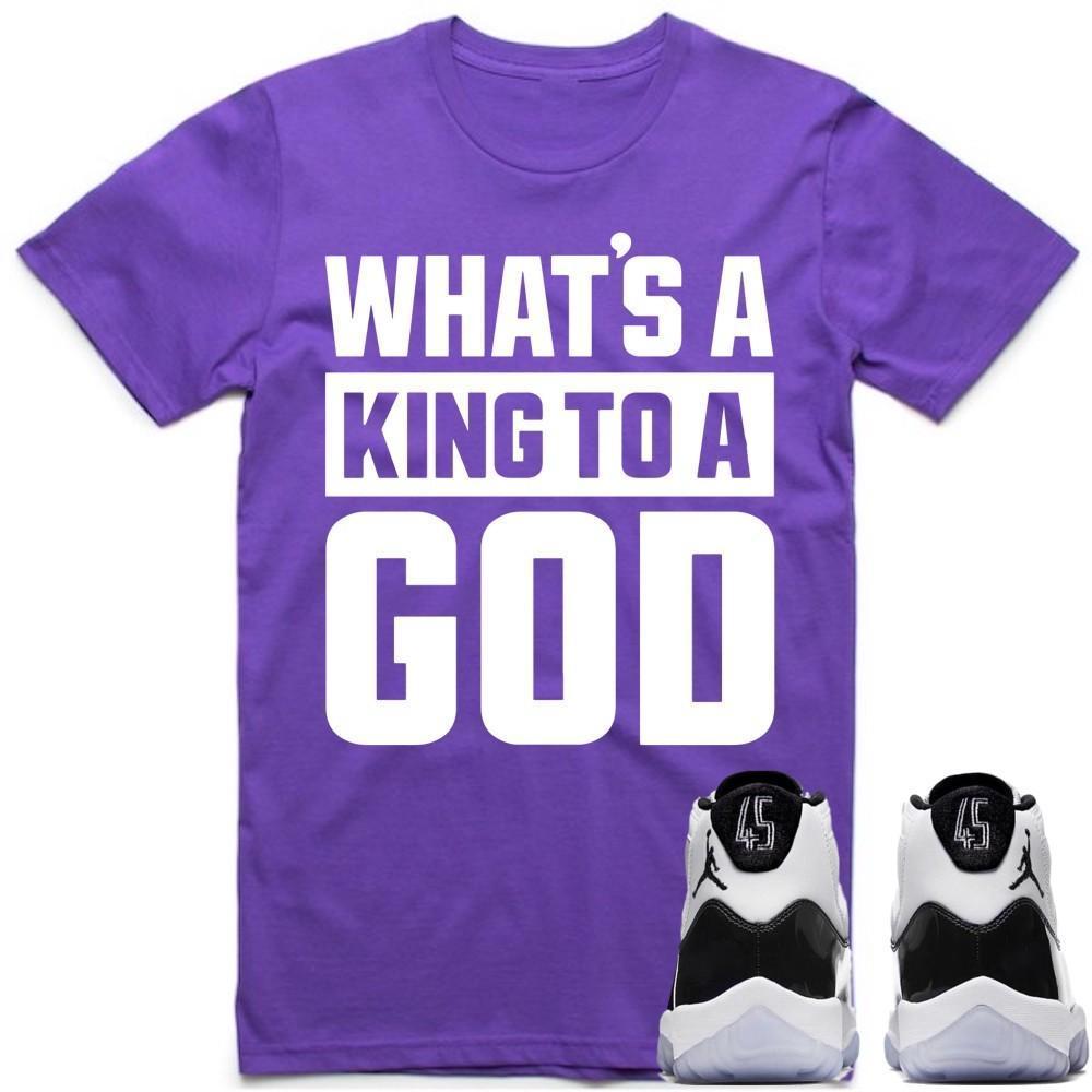 KING GOD Sneaker Tees Shirt to Match - Jordan Retro 11 "Concord" 45