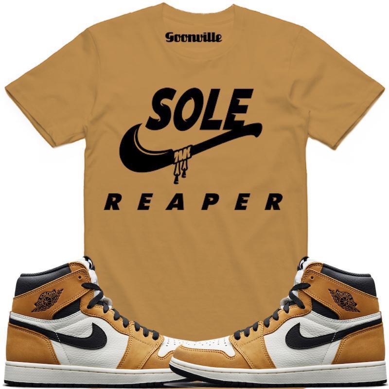 SOLE REAPER Sneaker Tees Shirt - Jordan 1 Wheat ROY Rookie of the Year