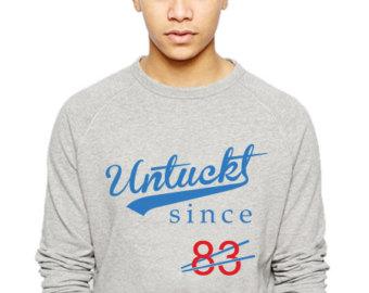 Untuckt – 83 Crew Neck Matches Air Jordan 3 Powder Blue