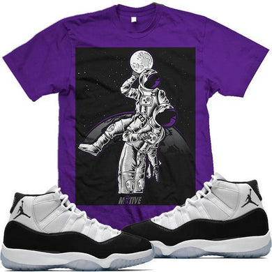 Air Jordan 11 Concord 45 Match Sneaker Tees Shirt - MOONMAN