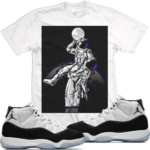 Jordan 11s Concord 45 Match Sneaker Tees Shirt - MOONMAN