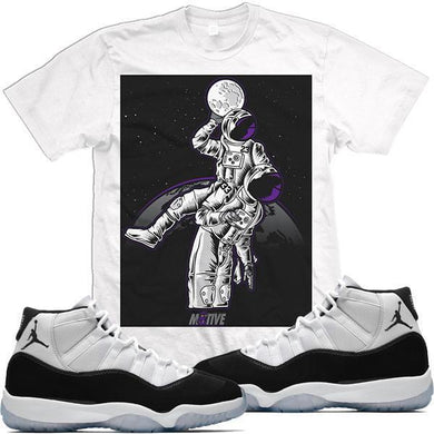 Jordan 11s Concord 45 Match Sneaker Tees Shirt - MOONMAN