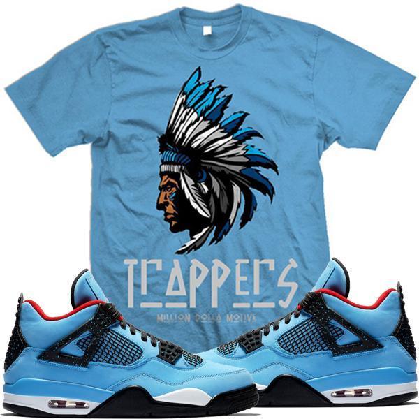 Jordan 4 Cactus Jack Sneaker Tees Shirt - TRAPPERS