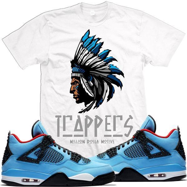 Jordan 4s Cactus Jack Sneaker Tees Shirt - TRAPPERS