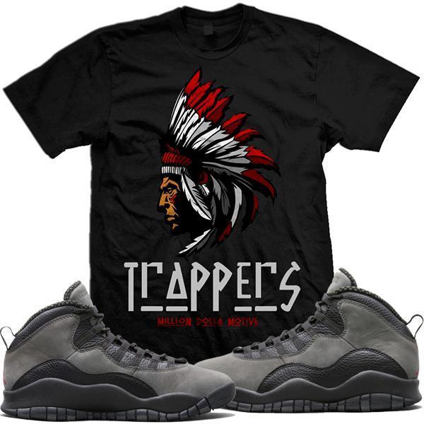 Jordan Retro 10 Shadow Sneaker Tees Shirt - TRAPPERS