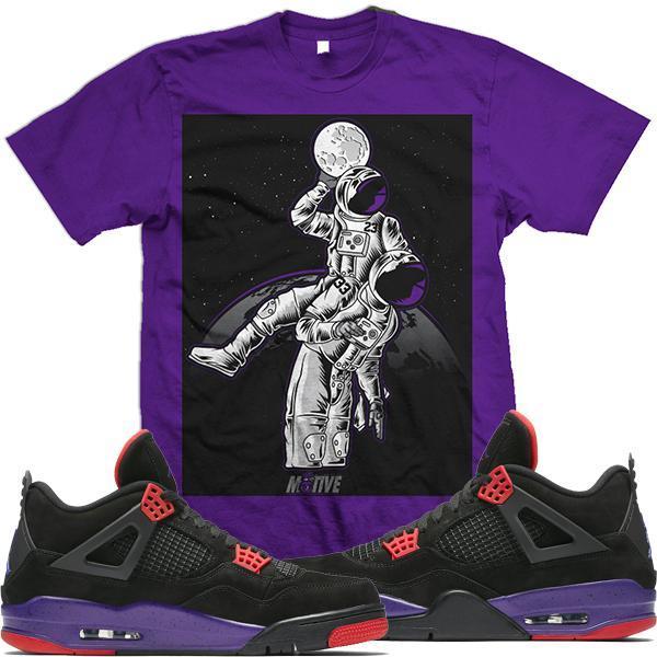 Jordan Retro 4 Raptors Match Sneaker Tees Shirt - MOONMAN