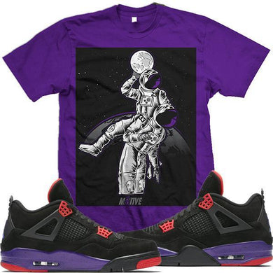 Jordan Retro 4 Raptors Match Sneaker Tees Shirt - MOONMAN