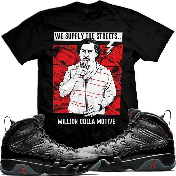 Jordan Retro 9 Bred Sneaker Tees Shirts - SUPPLY STREETS