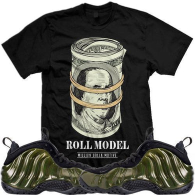Legion Green Foamposites Sneaker Tees Shirts to Match - ROLL MODEL