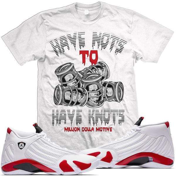 Jordan 14 Candy Cane 2019 Match Sneaker Tees Shirt - HAVE NOTS