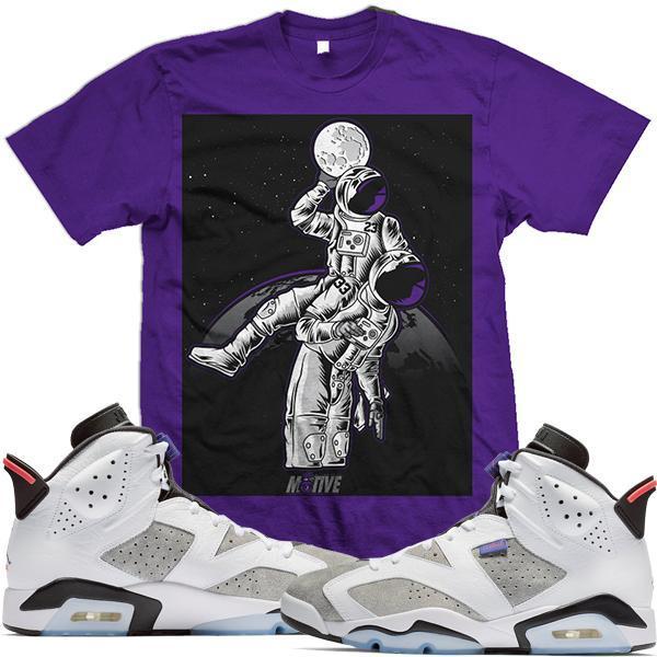 Jordan Retro 6 Flint Match Sneaker Tees Shirt - MOONMAN