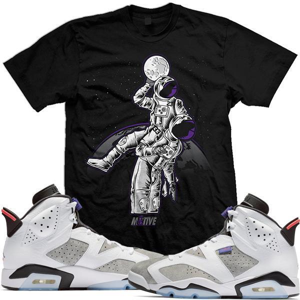 Jordan Retro 6 Flint Match Sneaker Tees Shirt - MOONMAN