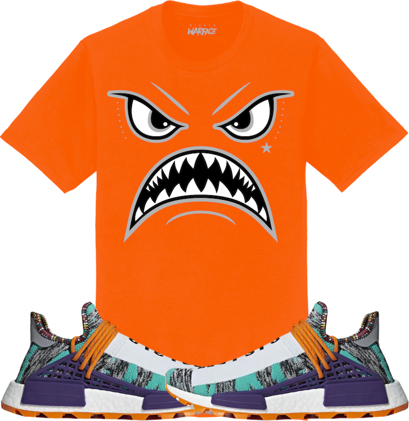 Adidas NMD Hu Pharrell Solar Pack Sneaker Tees Shirt to Match - OREO WARFACE