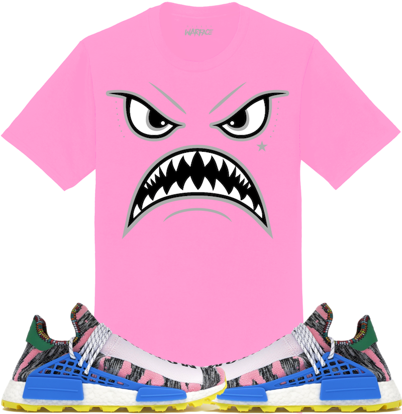 Adidas NMD Hu Pharrell Solar Pack Sneaker Tees Shirt to Match - OREO WARFACE