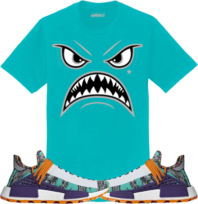 Adidas Pharrell Hu NMD Solar Pack Sneaker Tees Shirt to Match - OREO WARFACE