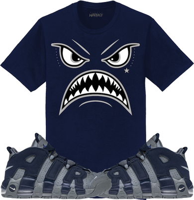 Hoyas Uptempo Sneaker Tees Shirt to Match - OREO WARFACE