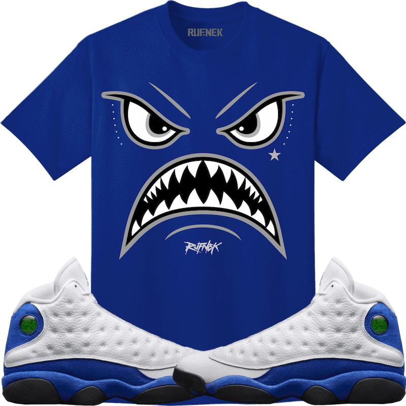 Jordan 13 Hyper Royal Sneaker Tees Shirt - WARFACE