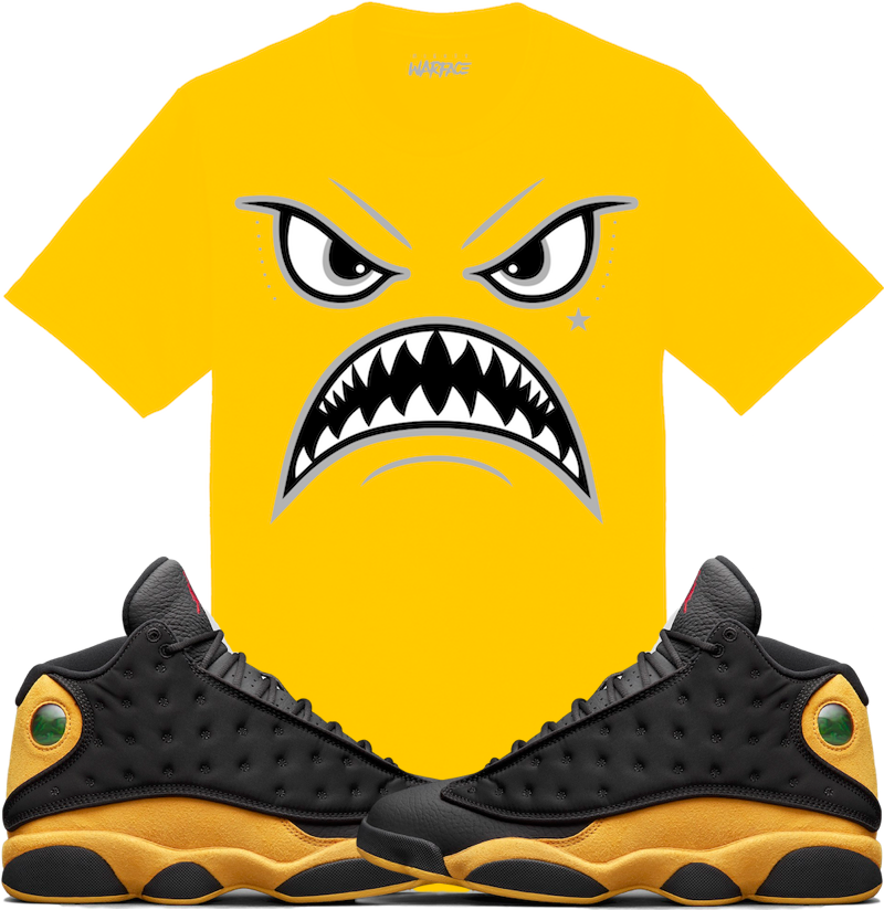 Jordan 13 Oak Hill Melo Sneaker Tees Shirt to Match - OREO WARFACE