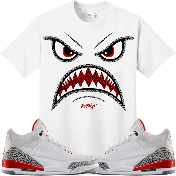 Jordan 3 Katrina Hall of Fame Sneaker Tees Shirt - WARFACE