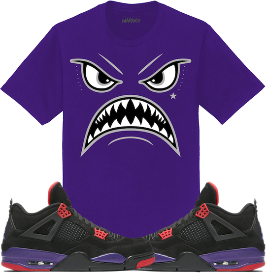 Jordan 4 Raptors Sneaker Tees Shirt to Match - OREO WARFACE