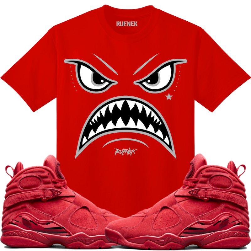 Jordan 8 Valentine's Day Sneaker Tees Shirt - WARFACE