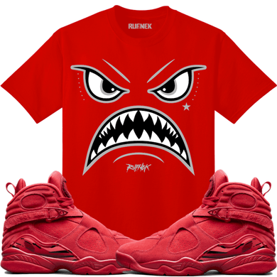 Jordan 8 Valentine's Day Sneaker Tees Shirt - WARFACE