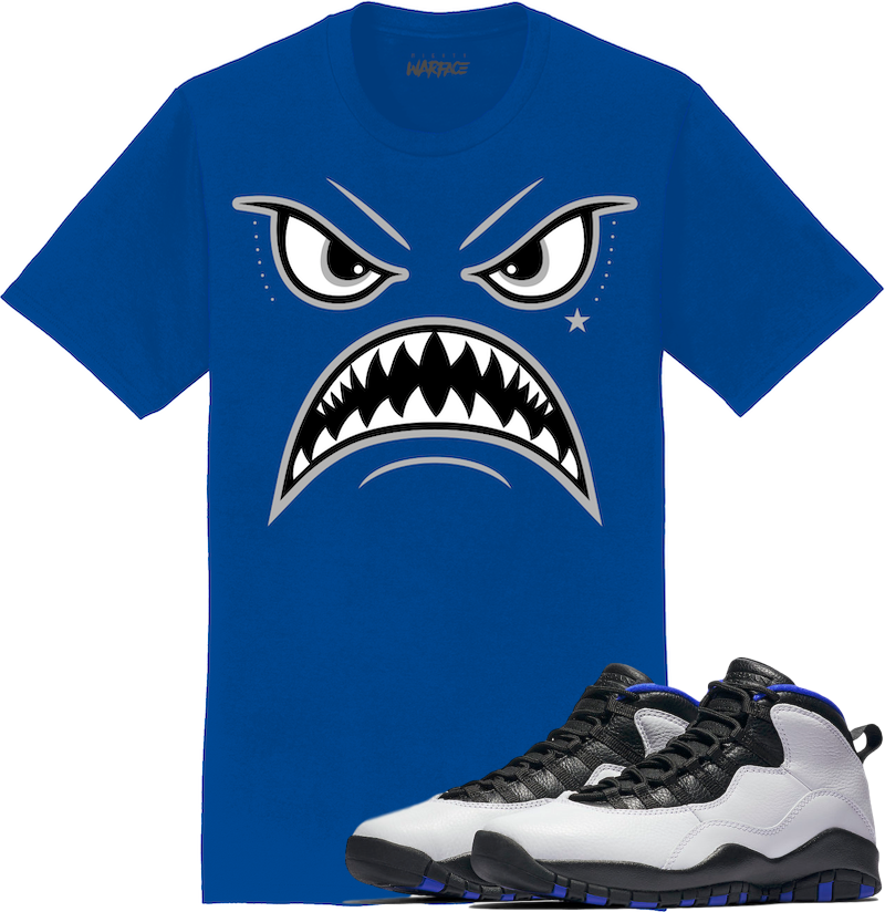 Jordan Retro 10 Orlando Sneaker Tees Shirt - OREO WARFACE