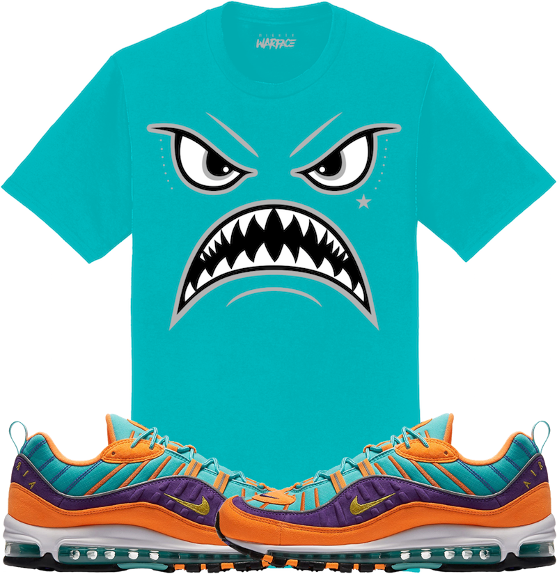Nike Air Max 98 Cone Sneaker Tees Shirt to Match - OREO WARFACE