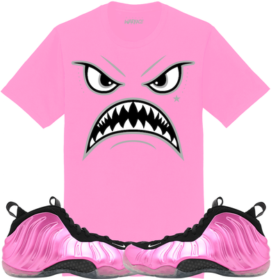 Pink Foamposites Sneaker Tees Shirt to Match - OREO WARFACE