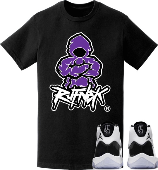 Jordan 11 Concord Sneaker Tees Shirt to Match - SUPER SOULJAH