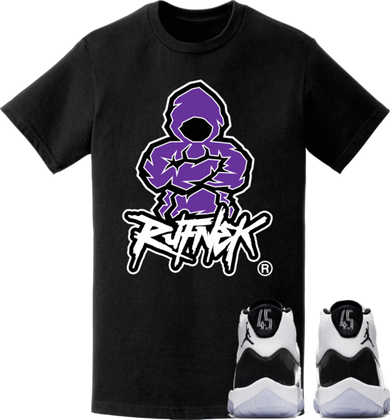 Jordan 11 Concord Sneaker Tees Shirt to Match - SUPER SOULJAH