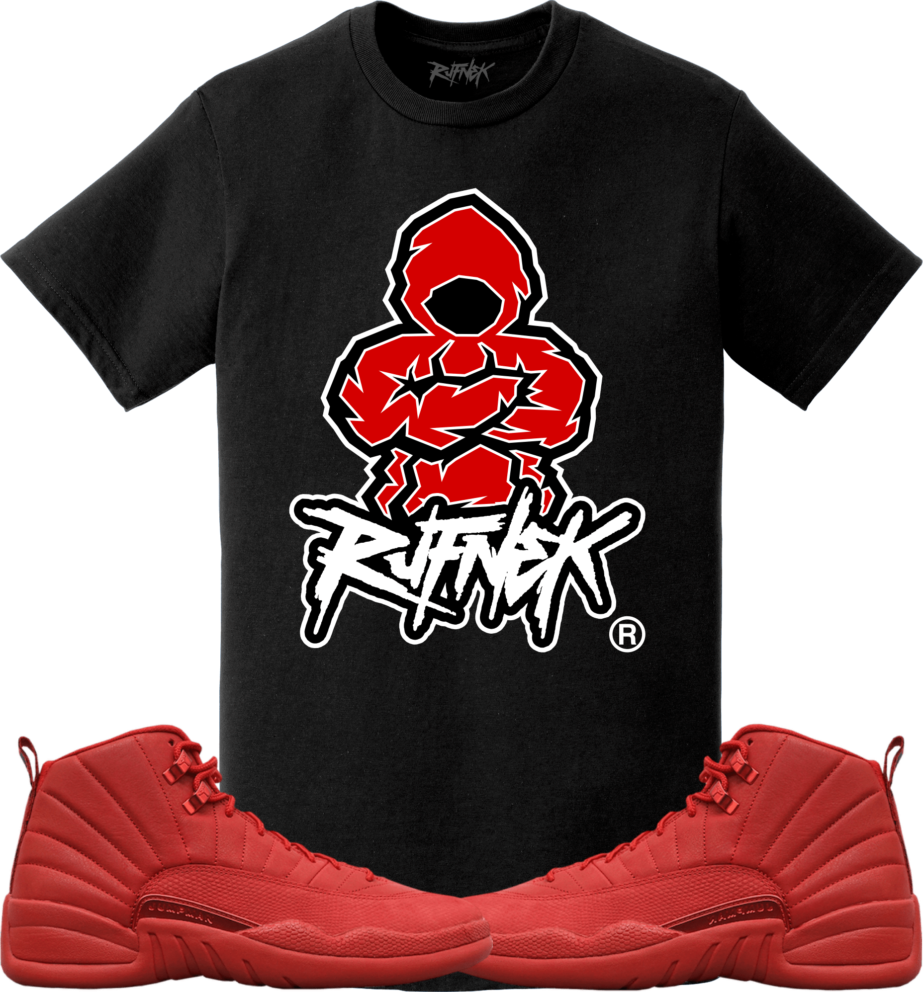 Jordan 12 Gym Red Sneaker Tees Shirt - SUPER SOULJAH