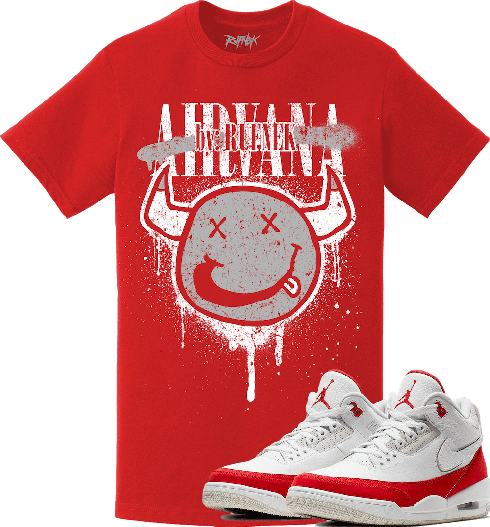 Jordan 3 Tinker University Red Air Max Sneaker Tees Shirt - AIRVANA